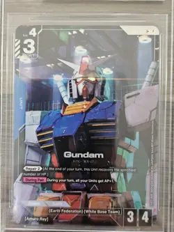 Gundam ST01-001 LR+ Alt Art RX 78 - Gundam Card Game BETA (English) - BGS 10 - Image 3