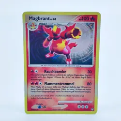 Pokemon TCG Karte - 12/123 Magbrant Geheimnisvolle Schatze Holo Rare Deutsch - Image 1