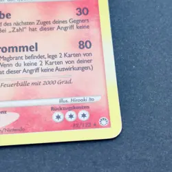 Pokemon TCG Karte - 12/123 Magbrant Geheimnisvolle Schatze Holo Rare Deutsch - Image 4