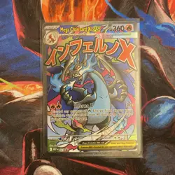 Pokemon 2025 Mega Charizard X ex 023 Mega Charizard X UPC Promo Trading Card NM+ - Image 1