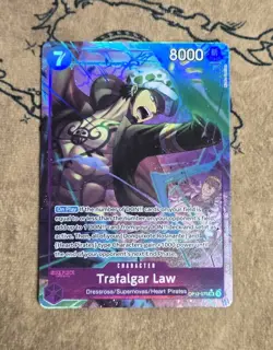 One Piece Card Game Trafalgar Law (Alternate Art) OP12-073 Super Rare NM English - Image 1