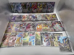 Bulk Lot of 37 VMAX & V-UNION NM-MT Pokemon Cards - Image 1