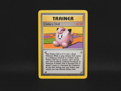 👾 CLEFAIRY DOLL TRAINER CARD RARE NON-HOLO | 1999 Pokemon Base Set - Image 1
