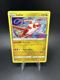 Latias SWSH171 PreRelease Pokemon Holo Card Fusion Strike - Image 1