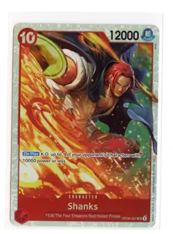 Shanks OP06-007 SR One Piece Premium Booster The Best Vol. 2 Card NM - Image 1