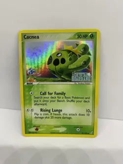 Cacnea 47/100 Reverse Holo Stamped 2006 Ex Crystal Guardians Pokemon Card NM - Image 1