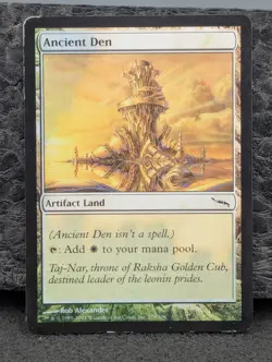 DMG - Ancient Den - Mirrodin - Magic the Gathering DAMAGED English MTG - Image 1