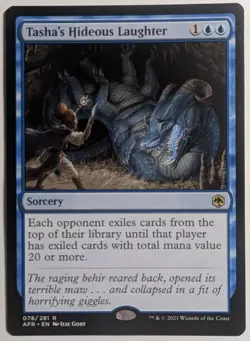 Tasha's Hideous Laughter x1 Adventures in the Forgotten Realms MTG LP/NM - Image 1