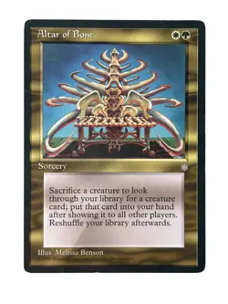 MTG Alter of Bone Ice Age Moderate Play MP Regular Vintage Old School Magic - Image 1