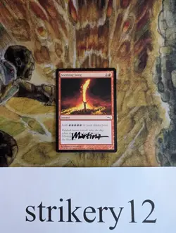 Seething Song - Mirrodin - Signed by Martina Pilcerova - MTG - Image 1