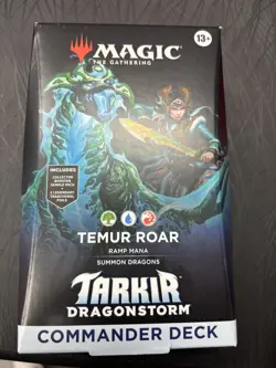MTG Tarkir: Dragonstorm Temur Roar Commander Deck Sealed - Image 1