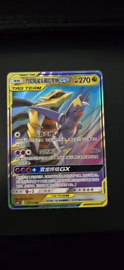 Pokemon TCG Garchomp & Giratina Tag Team GX 112/150 Chinese Edition - Image 1