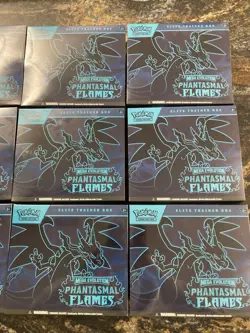 Pokemon Phantasmal Flames Elite Trainer Box ETB Factory Sealed X10 Case Quantity - Image 4