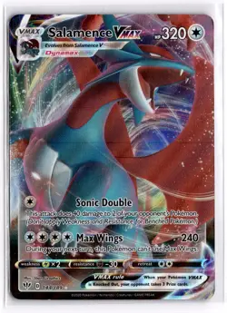 Pokemon TCG Salamence VMAX 144/189 Swsh03: Darkness Ablaze Ultra Rare - Image 1