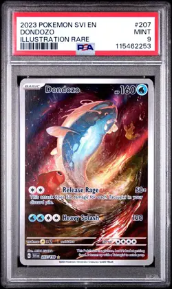 2023 Pokemon Scarlet & Violet - DONDOZO #207 Illustration Rare - PSA 9, MINT - Image 4