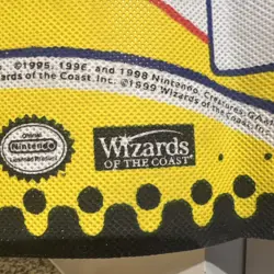 Vintage 1999 Wizards Of The Coast Original 2 Player Pokemon Playmat, Pikachu - Image 4