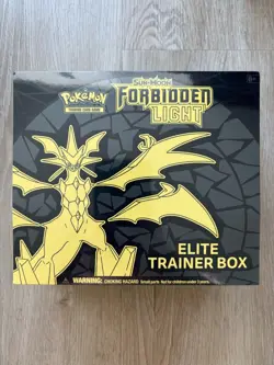 2018 Pokemon Sun & Moon Forbidden Light Factory Sealed ETB Elite Trainer Box - Image 1