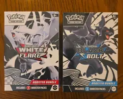 Pokemon TCG SV10.5 Black Bolt & White Flare Booster Bundle - FACTORY SEALED - Image 1