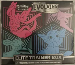 Pokemon TCG Sword and Shield Evolving Skies ETB Elite Trainer Box FACTORY SEALED - Image 1