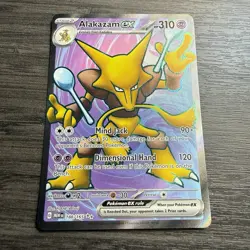 Pokemon Alakazam EX Full-Art 188/165 S&V 151 NM - Image 1