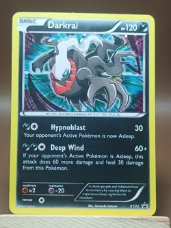 HP Pokemon TCG Darkrai Holo XY22 Black Star Promo - Image 1