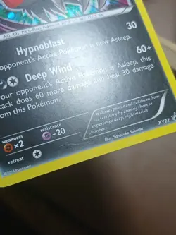 HP Pokemon TCG Darkrai Holo XY22 Black Star Promo - Image 3