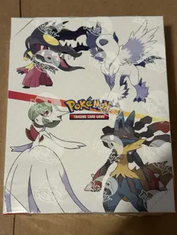 Pokemon TCG Mega Evolution Mini Portfolio w/Booster Lot of 12 Factory Sealed Box - Image 1