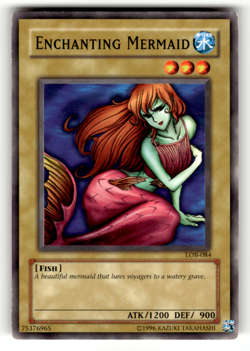 Enchanting Mermaid LOB-084 Unlimited Common The Legend of Blue Eyes White Dragon - Image 1