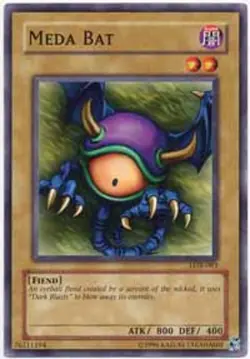 Meda Bat - LOB-083 - Common - Unlimited Edition - Moderately Played - Image 1
