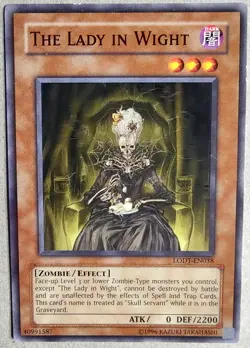 The Lady in Wight - SP - Yu-Gi-Oh! - LODT-EN038 - Unlimited - EX+ - Image 1