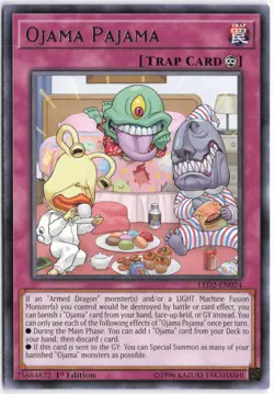 Yugioh - Ojama Pajama LED2-EN024 1st Edition - Legendary Duelists: Ancient Mille - Image 1