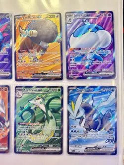 Pokemon Card Lot Of 8 - Black Bolt & White Flare EX Holo Fresh Sleeved - Image 3