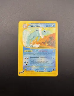 Pokemon Card 2003 Skyridge Vaporeon #24/144 Rare Non Holo - Image 3
