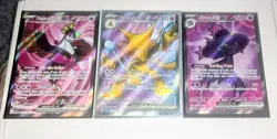 Full Art ex Pokemon Cards TCG CCG Lot Of 3 - Image 1