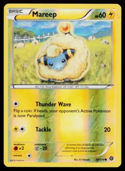 Mareep 38/114 XY - Steam Siege Reverse Holo Pokemon Card - Image 1