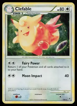 Clefable 1/95 Holo Rare Call of Legends Pokemon Card - Image 1