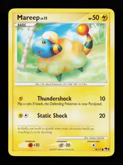 Mareep 14/17 Non Holo Common POP Series 7 Pokemon Card - Image 1