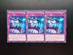 Materiactor Critical 1st Edition Common SUDA-EN074 Yu-Gi-Oh Card PLAYSET - Image 1