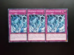 Crystron Cluster 1st Edition Common SUDA-EN080 Yu-Gi-Oh Card PLAYSET - Image 1