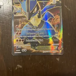 Pokemon TCG Lucario EX Holo Full Art Ultra Rare Card Furious Fists 107/111 MP - Image 4