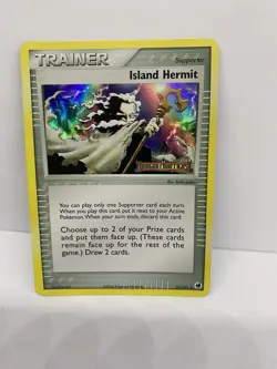 Pokemon ISLAND HERMIT Ex Dragon Frontiers REVERSE HOLO - STAMPED Card 76/101 NM - Image 1