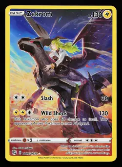 Zekrom TG05/TG30 Ultra Rare Brilliant Stars Trainer Gallery Pokemon Card - Image 1