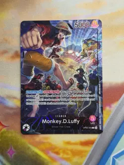 Monkey D Luffy PSA Magazine One Piece Foil Promo Card OP05-060 English - Image 1