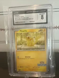 Pikachu - 214 (Illustration Contest 2024) 214 Sv: Scarlet & Violet Promo Cards - Image 1