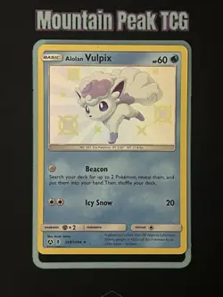 LP Alolan Vulpix SV8/SV94 Hidden Fates: Shiny Vault - Pokemon Card - Image 1
