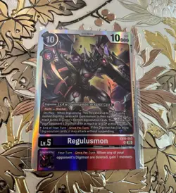Digimon Card Game Regulusmon EX10-053 SR Sinister Order - Image 1