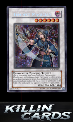 Tempest Magician CSOC-EN088 Secret Rare Crossroads of Chaos YuGiOh Card NM - Image 1