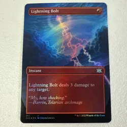 Lightning Bolt (Borderless) FOIL - Double Masters 2022 #361 NM - Image 1