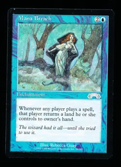 * * 1x Mana Breach x1 * * Exodus MTG Close to NM Near Mint - Image 1