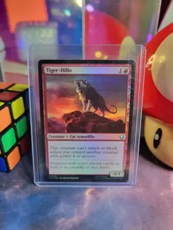 Tiger-Dillo Magic The Gathering Avatar: The Last Airbender Foil Uncommon NM - Image 1